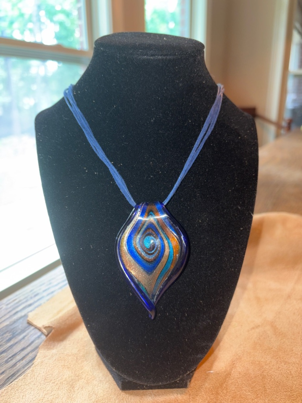 Murano Art Glass pendant Necklace